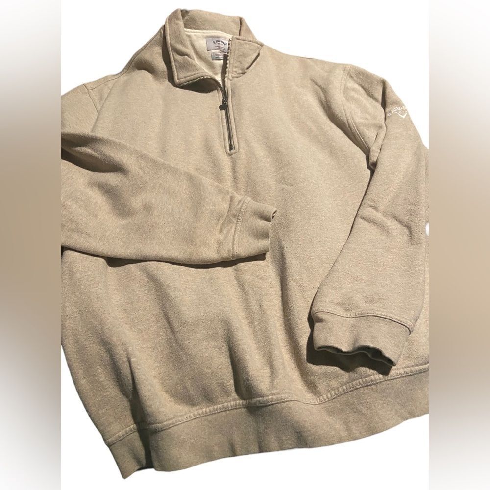 Callaway Golf Sport brushed fleece size large quarter zip pullover excellent
